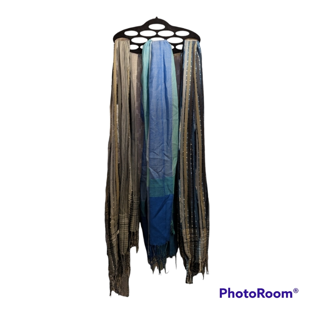 Three scarves